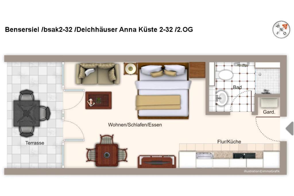 Deichhaeuser Anna Kueste Deichhaeuser Anna Kueste 2-32 Bensersiel Exterior photo